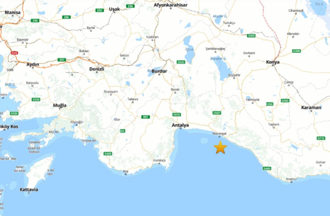 Son dakika | Antalya sallandı! Akdeniz de deprem; AFAD dan a&ccedil;ıklama geldi 1