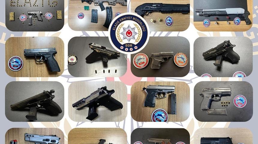 Elazığ&rsquo;da aranan 124 ş&uuml;pheli yakalandı