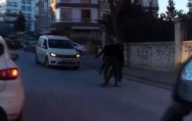 Trafik tartışması kavgaya d&ouml;n&uuml;şt&uuml; 1