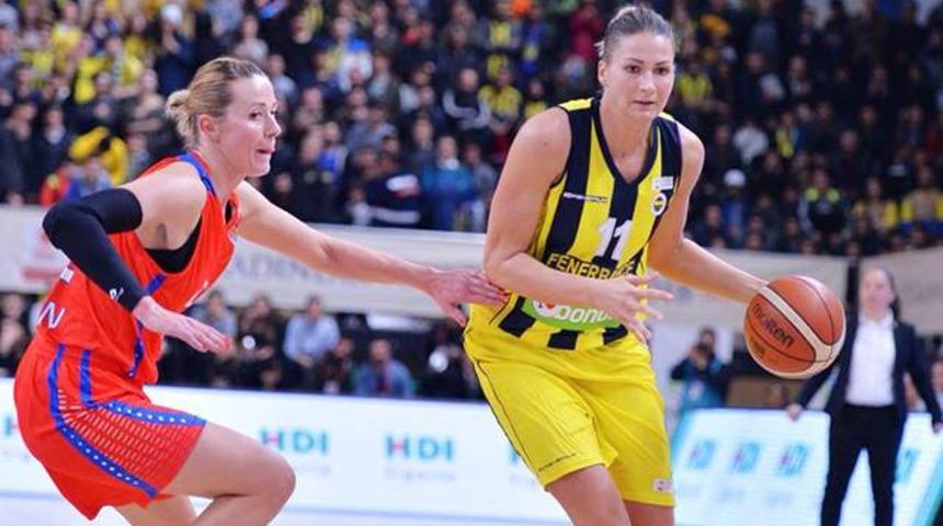 Mersin BŞB'yi 71-63 yenen Fenerbahçe PTT Kadınlar Türkiye Kupası'nda yarı finalde