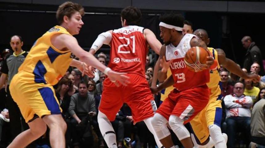 İsve&ccedil; 59 -58 T&uuml;rkiye 