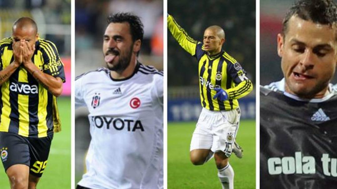 Fenerbah&ccedil;e - Beşiktaş derbisinin en golc&uuml; isimleri