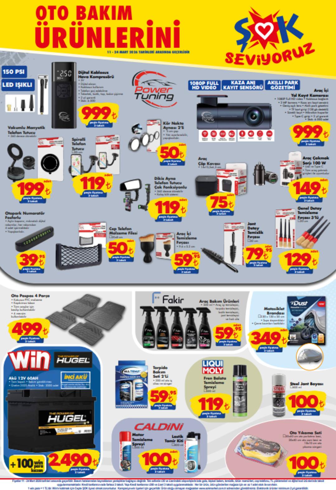 ŞOK a araç içi yol kayıt kamerası geliyor! 11 Mart 2026 ŞOK aktüel katalog yayınlandı! 7