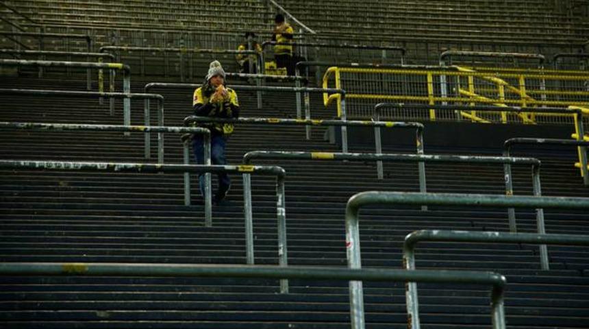 Dortmund taraftarı 'Sarı Duvar'ı boş bıraktı!
