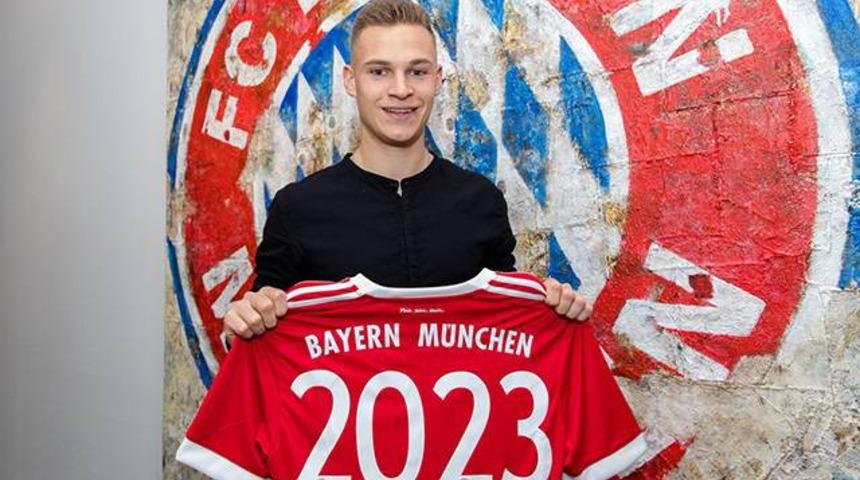 Bayern M&uuml;nih Joshua Kimmich'in s&ouml;zleşmesini 2023'e kadar uzattı