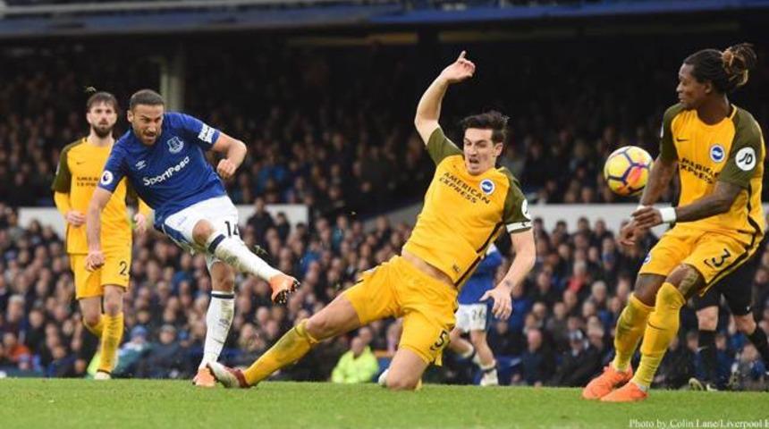 Cenk Tosun bu kez Brighton'a gol&uuml;n&uuml; attı