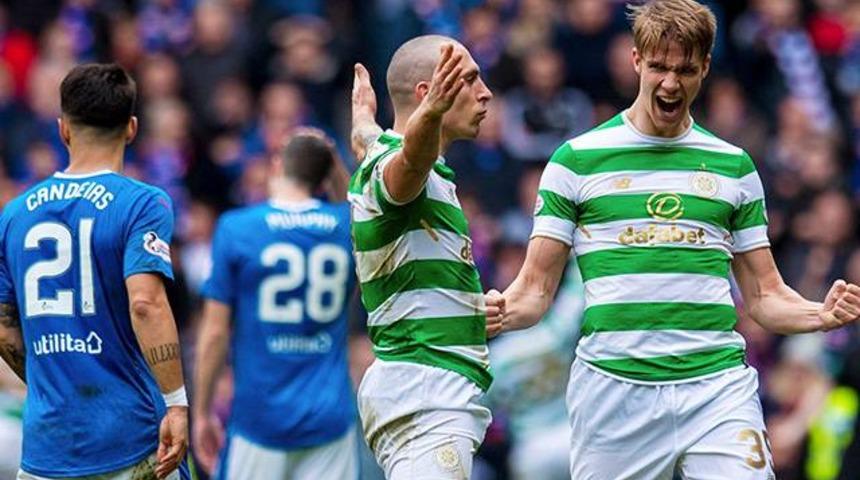 Old Firm derbisinde Celtic, Glasgow Rangers'ı 3-2 mağlup etti