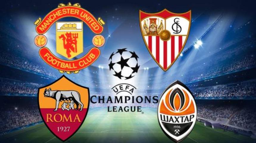 Manchester United - Sevilla ma&ccedil;ı / Roma -Shakhtar Donetsk ma&ccedil;ı saat ka&ccedil;ta, hangi kanalda? (şifresiz veren kanallar)