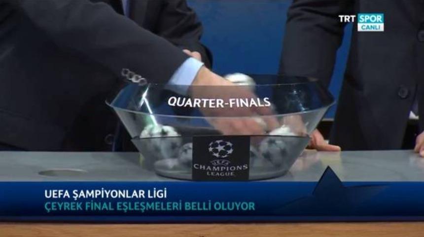 Şampiyonlar Ligi &ccedil;eyrek final eşleşmeleri belli oldu! Devler Ligi'nde s&uuml;priz eşleşmeler