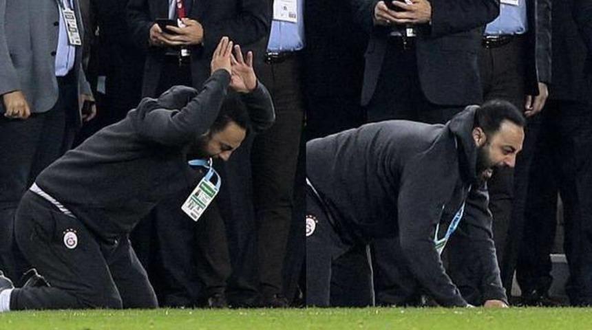 Kadık&ouml;y'de Hasan Şaş'ı &ccedil;ıldırtan pozisyon! 