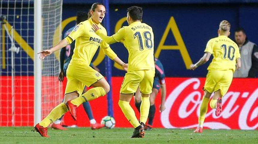 Enes &Uuml;nal'ın 2 gol&uuml;yle Villarreal, Atletico Madrid'i 2-1 mağlup etti