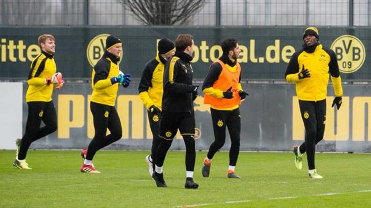 Usain Bolt, Dortmund'la antrenmana &ccedil;ıktı