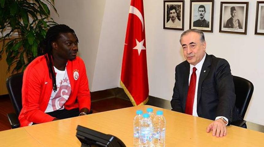 Gomis ile Mustafa Cengiz bir araya geldi