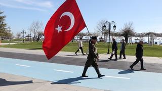 Şehitler için İstanbul'dan Çanakkale'ye yürüyen gazi torunu Tekirdağ'a ulaştı