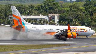 Tayland’da korku dolu anlar! Yolcu uçağının iniş takımı koptu, metrelerce sürüklendi