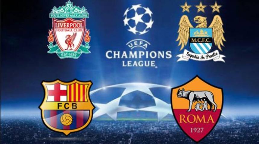 Liverpool - Manchester City ma&ccedil;ı ile Barcelona - Roma ma&ccedil;ı ne zaman, saat ka&ccedil;ta, hangi kanalda? (şifresiz veren kanallar)