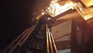 Yozgat'ta 5 katlı apartmanın &ccedil;atı katında &ccedil;ıkan yangın s&ouml;nd&uuml;r&uuml;ld&uuml;