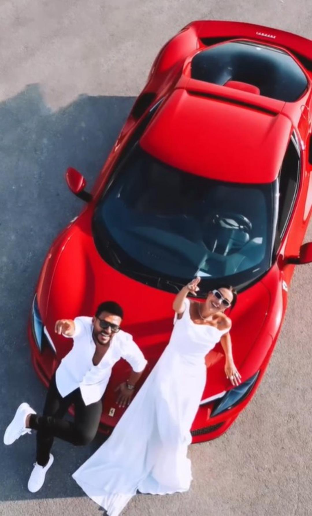 Dilan Polat ve Engin Polat ın meşhur Ferrari si satışa &ccedil;ıktı! İlan yayıldı! İşte istenen rakam...  2