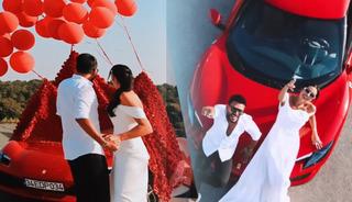 Dilan Polat ve Engin Polat'ın meşhur Ferrari'si satışa &ccedil;ıktı! İlan yayıldı