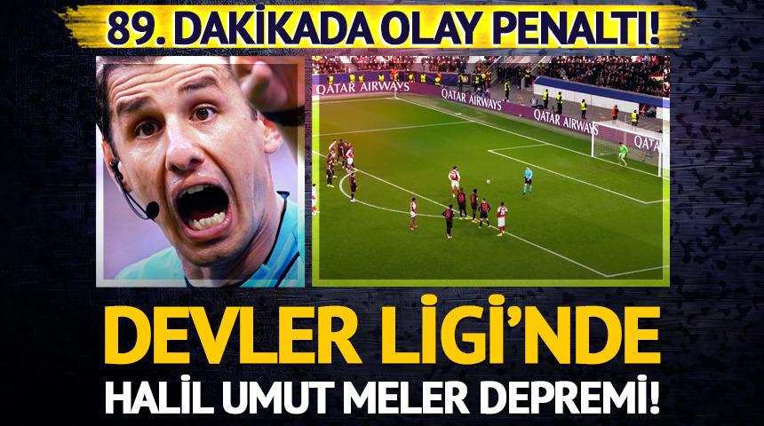 SON DAKİKA | Şampiyonlar Ligi'nde Halil Umut Meler depremi! 89'da &ccedil;aldığı penaltı Almanya'yı ayağa kaldırdı