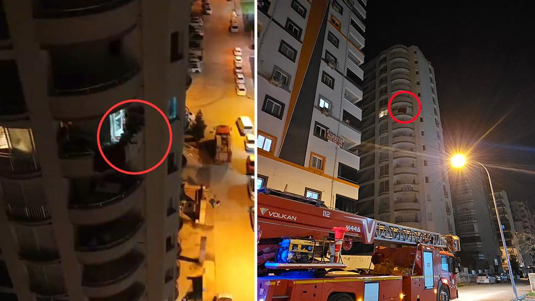 Adana&rsquo;da ilgin&ccedil; olay! Balkondan b&ouml;yle bağırdı: &ldquo;Kolonyanın feri ge&ccedil;iyor!&rdquo; 1