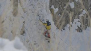 Diyadin Kanyonu’nda buz tırmanışı heyecanı