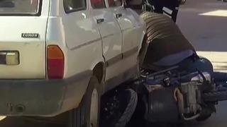 Otomobil ile motosiklet çarpıştı: 1 yaralı