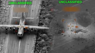 ABD paylaştı! Film sahnelerini aratmayan görüntüler: İran hava gücünü kaybediyor