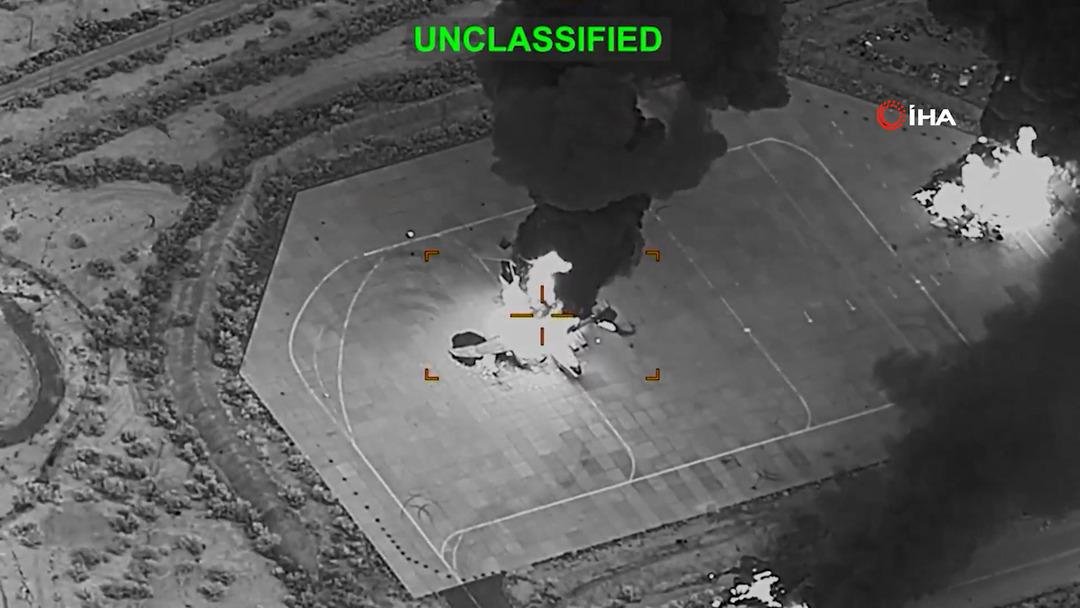 ABD paylaştı! Film sahnelerini aratmayan g&ouml;r&uuml;nt&uuml;ler: "İran hava g&uuml;c&uuml;n&uuml; kaybediyor" 7