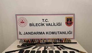 Bilecik&rsquo;te silah ka&ccedil;ak&ccedil;ılığı operasyonu