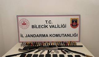 Bilecik'te silah ka&ccedil;ak&ccedil;ılığı operasyonu: 11 kişi g&ouml;zaltına alındı