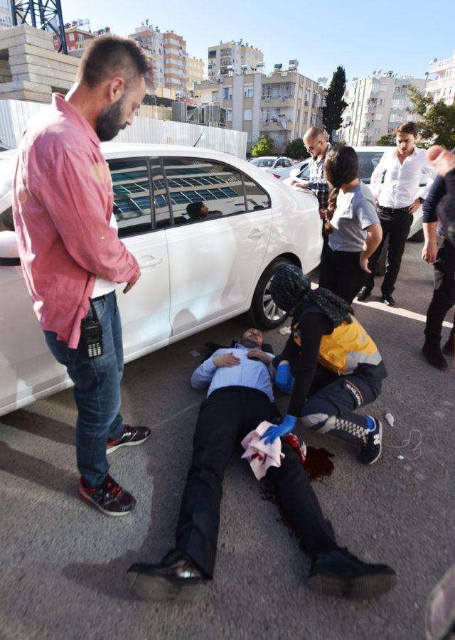 Avukata otoparkta silahlı saldırı