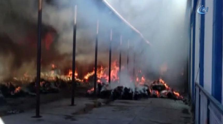 Diyarbakır'da fabrika yangını! Hastaneye kaldırıldılar