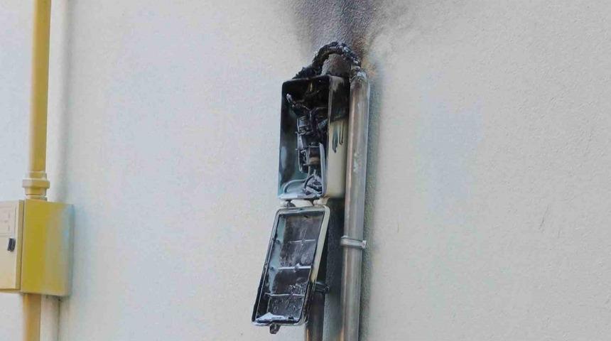 Bafra&rsquo;da korkutan yangın