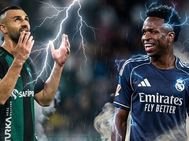 Devler Ligi'nde Serdar Dursun r&uuml;zgarı! Vinicius Junior onun stilini denedi, eline y&uuml;z&uuml;ne bulaştırdı...