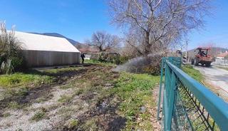 Yeşilyurt Maşat&rsquo;ta otluk yangını