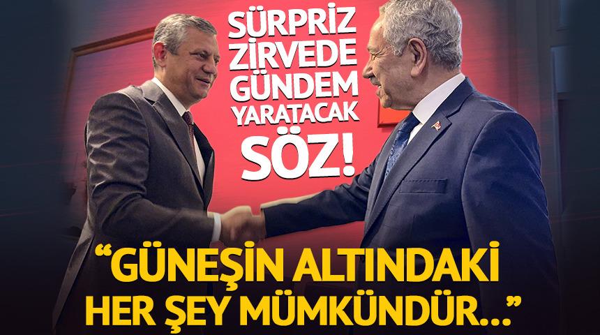 &Ouml;zg&uuml;r &Ouml;zel ve B&uuml;lent Arın&ccedil;&rsquo;tan s&uuml;rpriz g&ouml;r&uuml;şme! &ldquo;G&uuml;neşin altındaki her şey&hellip;&rdquo;