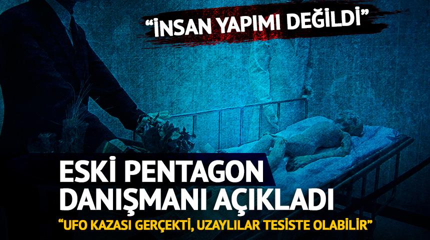 "UFO kazası ger&ccedil;ekti" deyip insan yapımı olmadığını iddia etti!