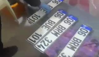 Ankara'da 900 sahte plaka ele ge&ccedil;irildi