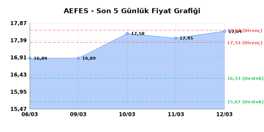 ANADOLU EFES (AEFES) 13 Mart Cuma 2026: Günlük Teknik Hisse Analizi 1