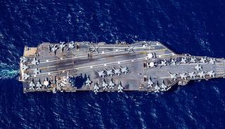 ABD&rsquo;ye ait USS Gerald R. Ford u&ccedil;ak gemisinde yangın: 2 yaralı