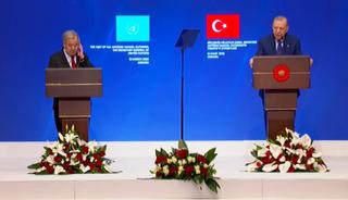 Atat&uuml;rk Uluslararası Barış &Ouml;d&uuml;l&uuml;'n&uuml; Guterres'e verildi