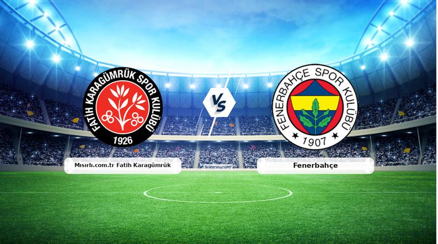CANLI | Mısırlı.com.tr Fatih Karag&uuml;mr&uuml;k - Fenerbah&ccedil;e ma&ccedil; anlatımı! Ma&ccedil; ne zaman? Saat ka&ccedil;ta ve hangi kanalda? - 13 Mart 2026