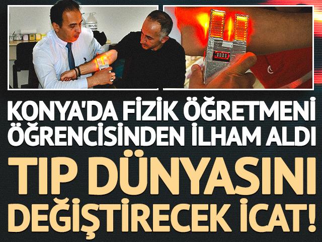Konya'da fizik &ouml;ğretmeninden tıp d&uuml;nyasını değiştirecek icat!