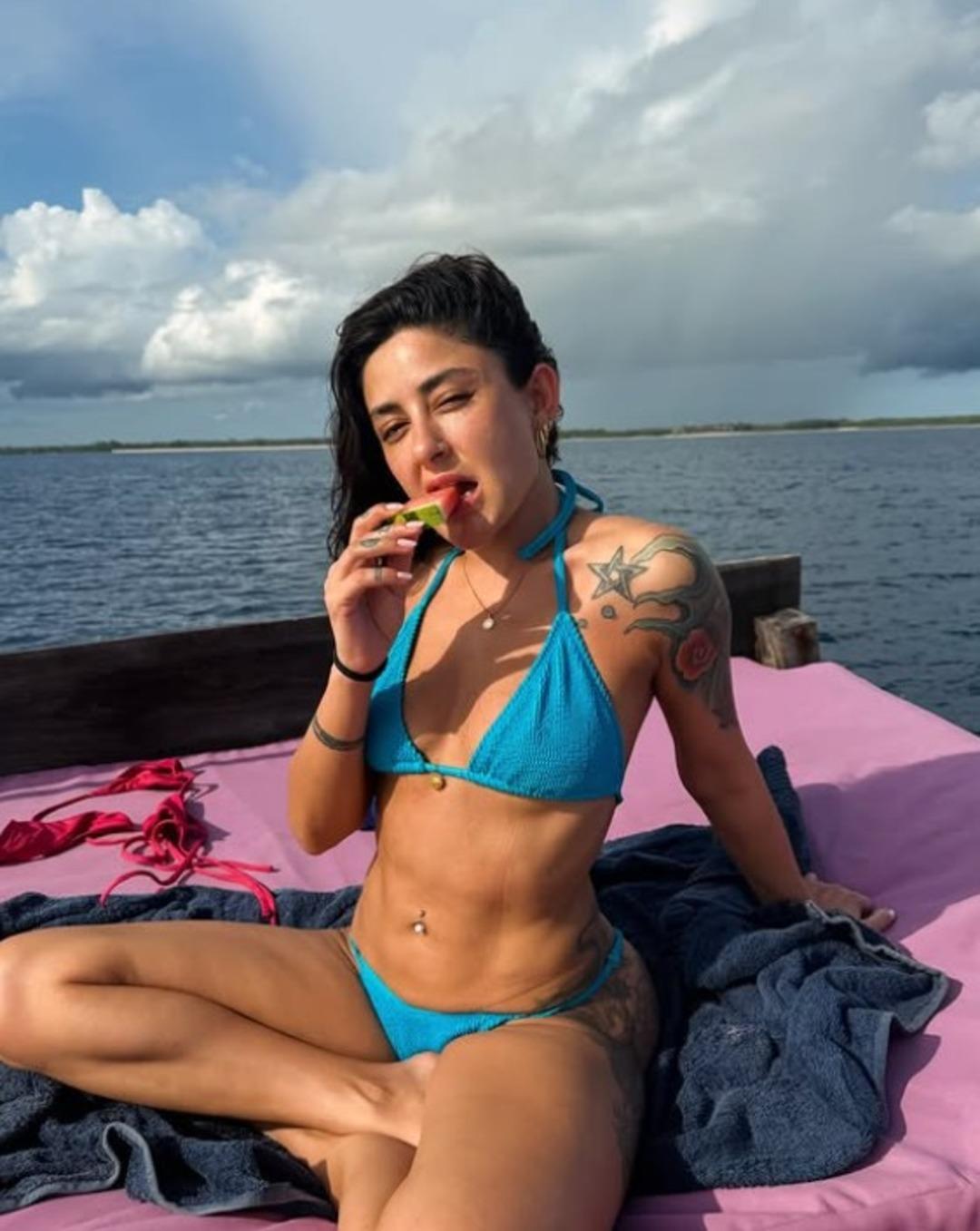 Melek Mosso nun Zanzibar tatili ortalığı kasıp kavurdu! Yorum yağdı 3