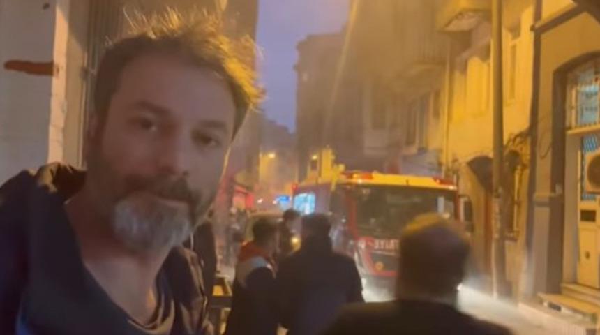 Ufuk &Ouml;zkan'ın kardeşi Umut &Ouml;zkan'ın sokağında yangın faciası! 'Son anda evden &ccedil;ıkabildik'