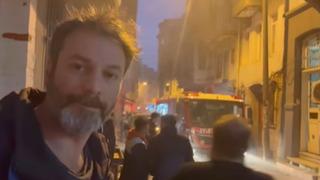 Ufuk Özkan'ın kardeşi Umut Özkan'ın sokağında yangın faciası! 'Son anda evden çıkabildik'