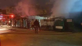 Çiftlik alevlere teslim oldu