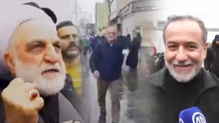 Savaşın ortasında gövde gösterisi! İsrail bombaları düşerken, Pezeşkiyan ve Erakçi sokaklara çıktı