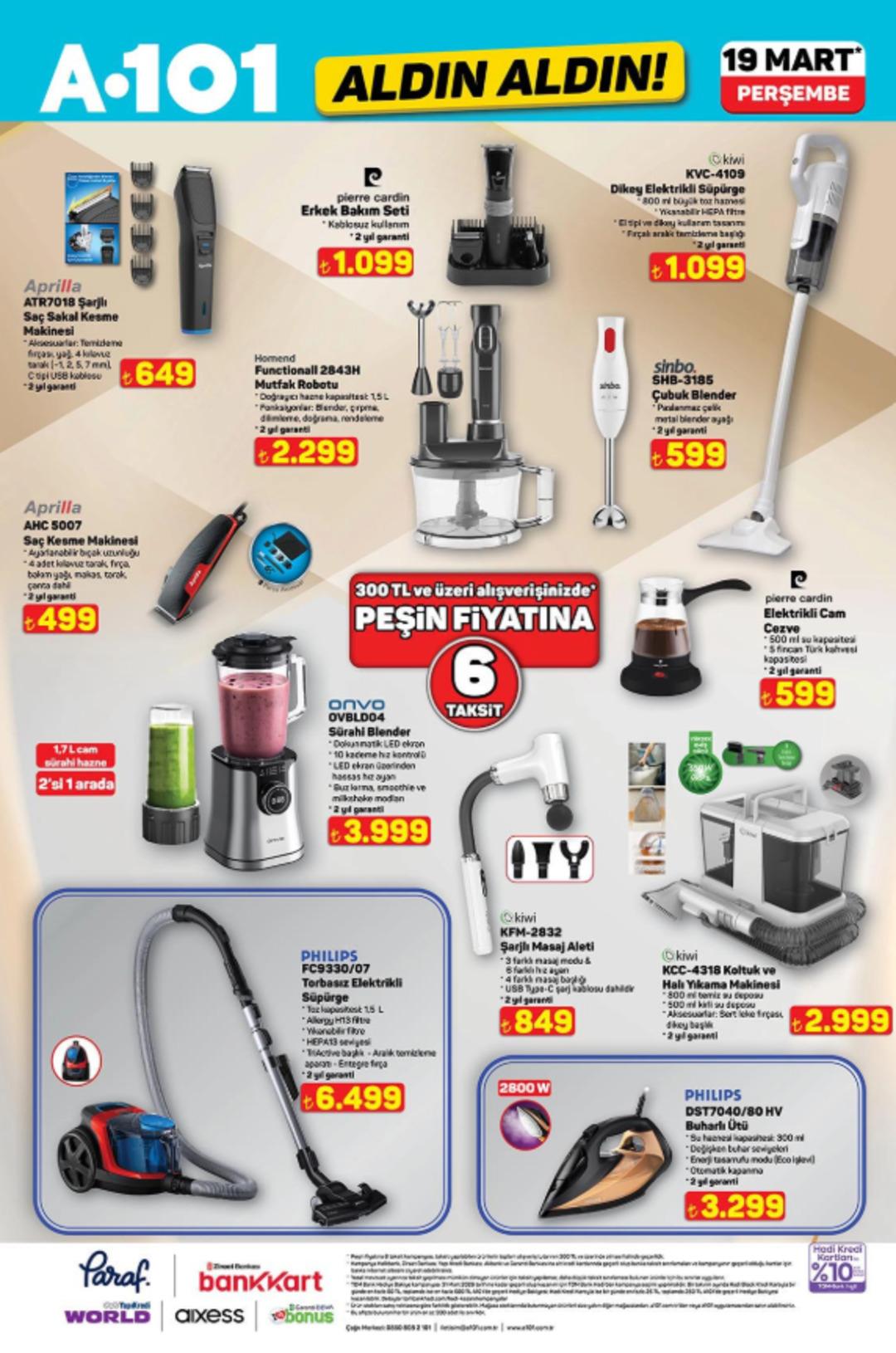 A101 e Philips akıllı televizyon geliyor! 19 Mart 2026 A101 katalog yayınlandı! 6